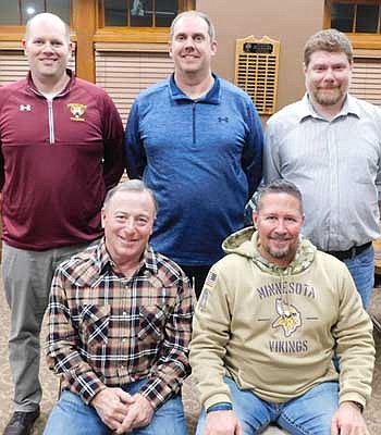 Members of the Stewartville City Council, ready to serve for 2020, include, front row, from left, Mayor Jimmie-John King and Councilperson Craig Anderson. Back row, from left, are councilpersons Josh Arndt, Brent Beyer and Jeremiah Oeltjen. The City Council meets on the second and fourth Tuesdays of each month, most often at Stewartville City Hall, at 7 p.m. each evening.