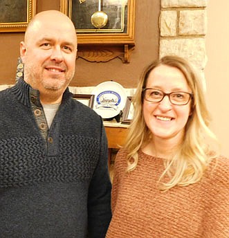 Tim and Tina Fliehr, owners of Star Transportation, the new business in the former Boyums economart building, spoke to the city of Stewartville's EDA last week, thanking EDA and city officials for  their warm welcome to Stewartville.