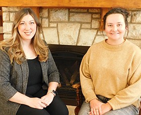 Joya Stetson, left, and Lexi Williams of Community and Economic Development Associates (CEDA) of Chatfield, will continue to partner with the city of Stewartville's Economic Development Authority (EDA) in 2022.