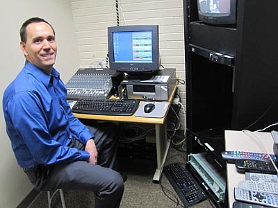 Kevin Koenigs, the coordinator of Stew 19, Stewartville's cable television station, is stepping down after four years at the Stew 19 controls, which are housed in a small room near the Stewartville High School/Middle School Library Media Center. Stewartville city officials are looking for someone to take Koenigs' place as Stew 19 coordinator. Koenigs has enjoyed his time at Stew 19. "It's kind of neat to be a part of it,"&#8200;he said.    