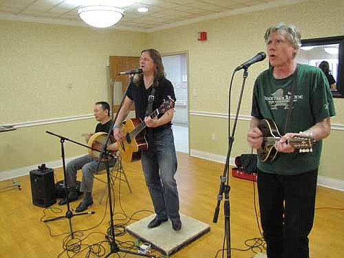 The band "Switchback" played for a large and attentive audience at the Stewartville Care Center on Friday, March 22.