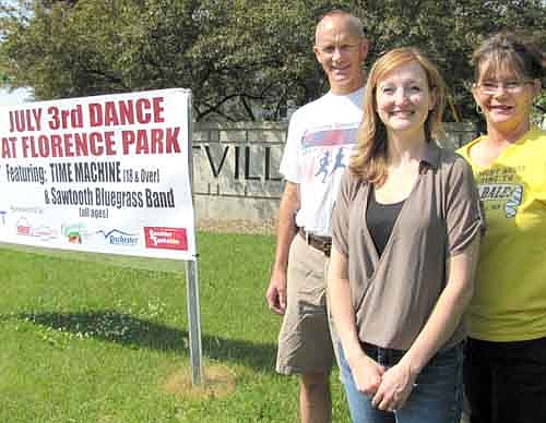 The Stewartville Area Chamber of Commerce will host its annual Summerfest celebration on Wednesday, July 3 and Thursday, July 4. Time Machine and the Sawtooth Bluegrass Band will play at the Chamber's annual Street Dance at Florence Park on July 3 beginning at 6 p.m. Most Fourth of July events will be held at Florence Park. From left are Kevin Torgerson, chair of the Summerfest fun runs; Melissa Sue Martin, Chamber administrator; and Deann Stowers, chair of the Summerfest Parade.