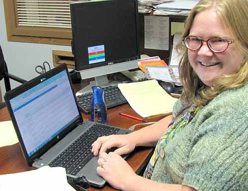 Gwen Ravenhorst, the new administrator for the Stewartville Area Chamber of Commerce, is excited about her opportunity to work with the Chamber's businesses.