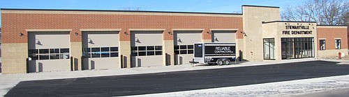 City officials say that work on Stewartville's new $1.8 million Fire Hall is almost finished. Bill Schimmel Jr., city administrator, has indicated that an event to celebrate the completion of the facility is scheduled for some time in early December. Reliable Contractors is the construction manager for the project.