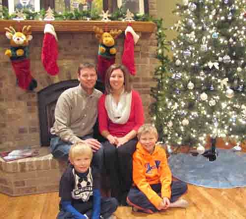 Wade and Bridget Neubauer bought their home from Jeff and Bonnie Hinkle, who built it in the late 1990s. The Neubauers have two sons: Reed, 7, and Chase, 10.