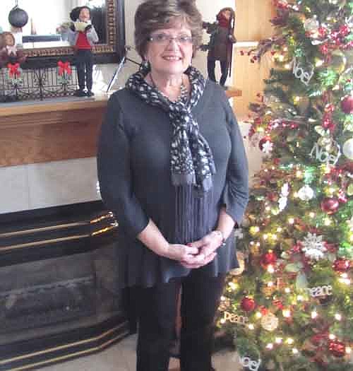 Mary Sackett enjoys decorating her home for Christmas. She lives across from Brin Park at 807 Fifth Avenue Southeast.