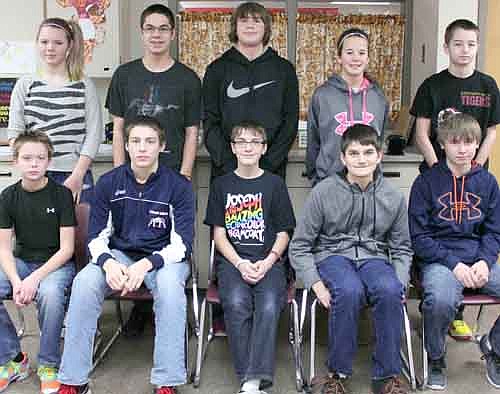 GEOGRAPHY IS THEIR THING. Sitting,  Tom Derr, Shad Curtis, Shawn Husgen, Josh Beecher, and Ryan Voshart. Standing, Madison Ree, Nathan Swisher, Joey Krapf, Amy Lofgren, and Jake Swanson.