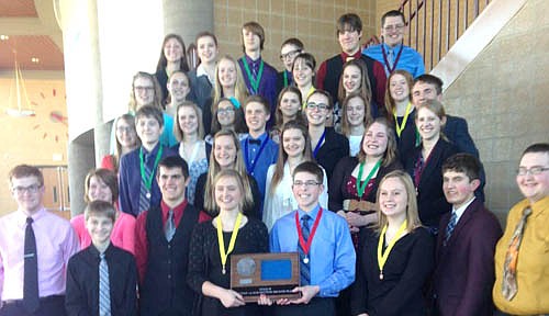 The Stewartville High School Speech Team placed second at the subsection speech event on Saturday, March 28. Twenty-two students qualified for section competition.