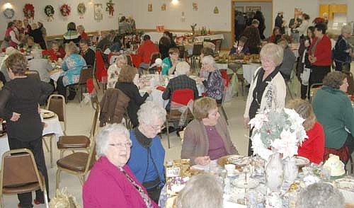 Scores of residents attended the annual Winterfest Tea & Luncheon at the Stewartville Civic Center on Sunday, Dec. 6. In all, 97 individuals sat at beautifully decorated tables.