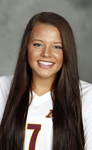 Hannah Tapp, a 2013 SHS grad and junior middle blocker on the University of Minnesota volleyball team, earned All-America honors last week.