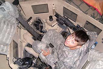 Britanney Brandt begn basic training in Fort Lenardwood, Missouri in June 2006, and was admitted to airborne training at Fort Benning, Georgia later that year. For her efforts as an airborne truck driver in Afghanistan, she has earned the prestigious Army Achievement Medal. 