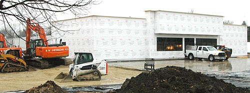 Crews are making progress on Stewartville's second Casey's General Store, built at the former site of Advanced Body Chiropractic. Luke Hartke, a real estate/store development associate with Casey's, told the Stewartville City Council last April that the new store will be 1,500 square feet larger than Stewartville's current Casey's store. The new store will offer made-to-order submarine sandwiches, a larger area for fountain pop, more cooler doors and more gas pumps than the present Stewartville store, Hartke said.  Casey's General Stores owns about 1,900 stores in 14 states. The new Stewartville Casey's will be open 24 hours a day, seven days a week.