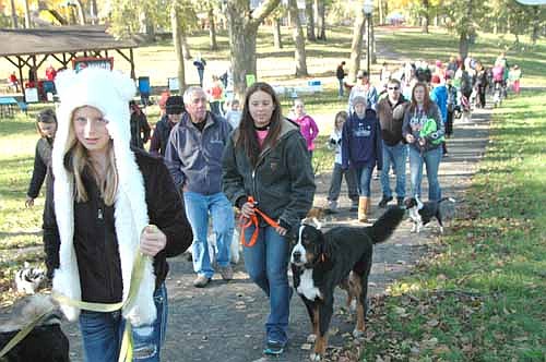 Dogs of all sizes enjoyed their time in the spotlight at the Stewartville Area Chamber of Commerce's first-ever Pets in the Park event at Florence Park on a beautiful autumn day on Saturday, Oct. 11, 2014. The third annual event will be held on Saturday, Oct. 8 from 9 a.m. to 2 p.m.