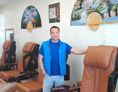 Tri Nguyen has owned and operated A+ Nails in the Johnson Building, 308 South Main St., Stewartville, since April 2015. He says business has been good at the 650 square-foot shop. "We try to keep the space as cozy and clean as we can," he said.