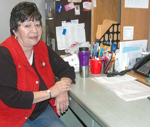 Sharon McAtee has been the site coordinator at Stewartville's Center for Active Adults since last July. "I so enjoy working with the elderly, with the seniors," she said. "It's kind of my passion." She loves the special bond she has with those who regularly visit the Center. "They get to be like your kids," she said. "They really do. You look after them."