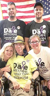 Dale Meldahl is joined at his benefit by, not in any particular order, Tyler Sorensen, Derik Sorensen, Chelsea Van Tassel and Laura Ruchotzke.