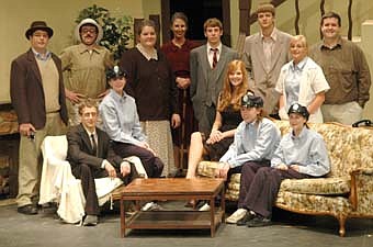 The cast of Arsenic and Old Lace. 