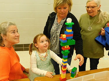 Grandparents enjoy visiting preschoolers on special day